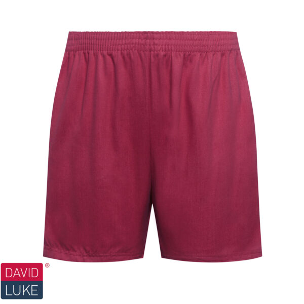 Knowle P.E. Shorts  (David Luke) - Maroon