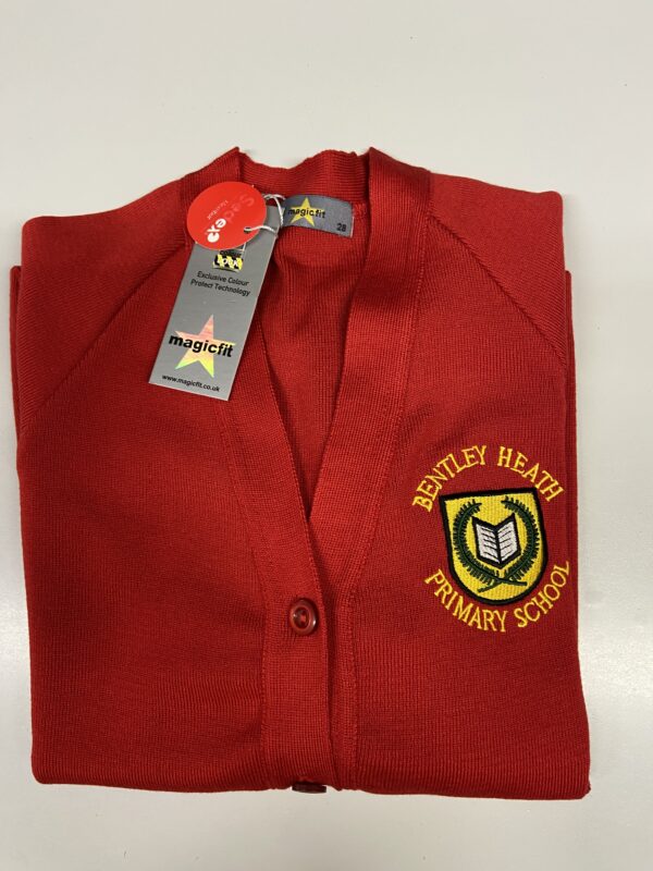 Bentley Heath Cardigan - Red (Now Half Price!)