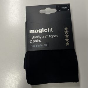 Magicfit 2 pair pack 100 denier Opaque Black Tights