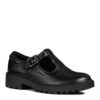 CASEY , TBAR BLACK LEATHER, GEOX  J8420E