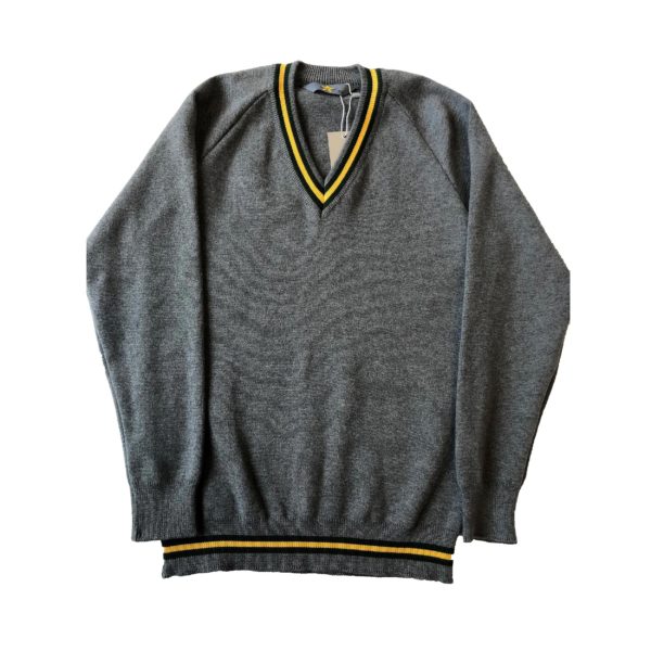 Arden Striped Pullover (Grey) Shop