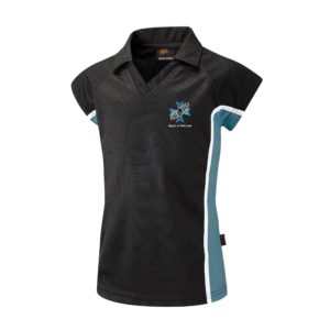 Heart of England Fitted Polo Shirt (Falcon) - Black / Teal Shop